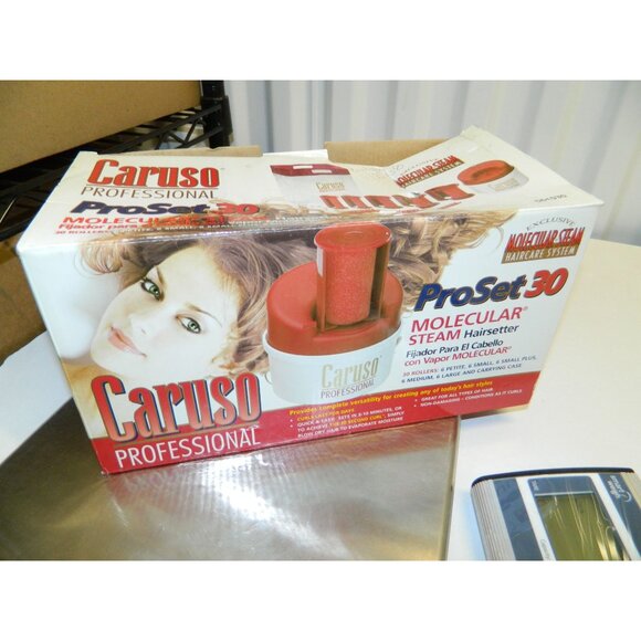 Caruso Professional ProSet Molecular Steam Hairsetter 29 Rollers Small Med Large - Picture 10 of 11